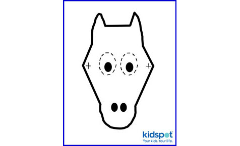 Make a Year of the Horse mask